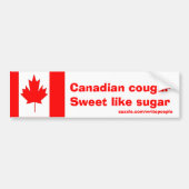 Canadese Cougar Bumpersticker (Voorkant)