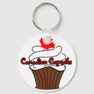 Canadese Cupcake-Sleutelhanger Sleutelhanger