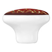 Canadese deurknoppen keramische knop (Zijkant)