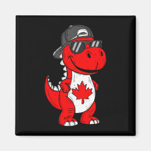 Canadese dinosaurus trex esdoornblad canada jongen magneet
