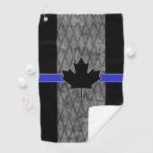 Canadese dun blauwe lijnvlag golfhanddoek (Insitu)