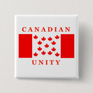 Canadese eenheid vierkante button 5,1 cm