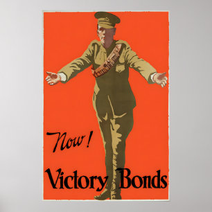 Canadese Eerste Wereldoorlog Propagandaposter Nu! Poster
