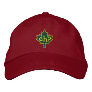 Canadese Eh? Embroidery Maple Leaf Geborduurde Pet