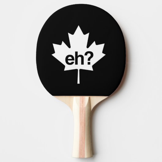 Canadese Eh? Maple Leaf Tafeltennisbatje (Voorkant)