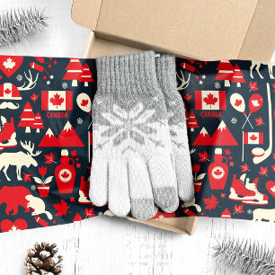 Canadese Eland Kerstmis Tissuepapier