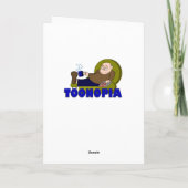 Canadese en Proud American Football Birthday Card Kaart (Achterkant)