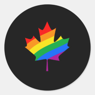CANADESE ESDOORN PRIDE RONDE STICKER