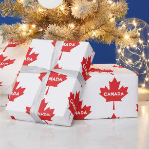 Canadese Esdoornblad Inpakpapier – Rood Canada