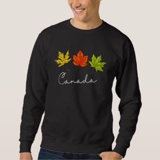 Canadese Esdoornblad Land Herfst Esdoornbladeren C Trui