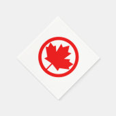 Canadese Esdoornblad Servet (Hoek)