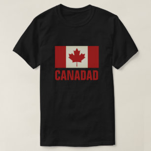  Canadese esdoornvlag zwart van Canada T-shirt