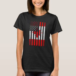 Canadese Football van de vlag T-shirt