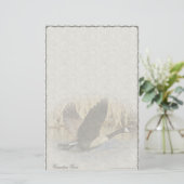 Canadese Gans Aangepaste Briefpapier (Staand voorkant)