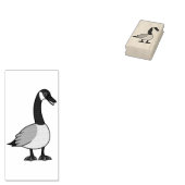 Canadese gans 	rubberstempel (Gestempeld)