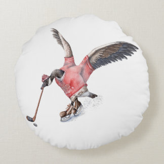 Canadese Gans Schaatsen Rond Kussen
