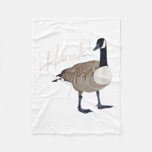 Canadese Gans T-shirt Toeter Grappig Schattig Voge Fleece Deken