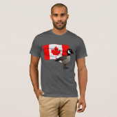 Canadese Gans & Vlag T-shirt (Voorkant volledig)