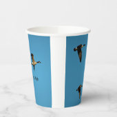 Canadese ganzen in vlucht papieren bekers (Links)