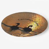 Canadese ganzen op Bord van zonnepapier (Gekanteld)