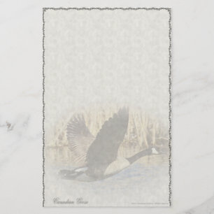 Canadese Goose Custom Stationery Briefpapier