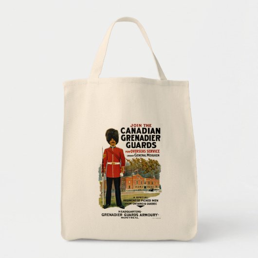 Canadese Grenadier Guards Tote Bag (Voorkant)