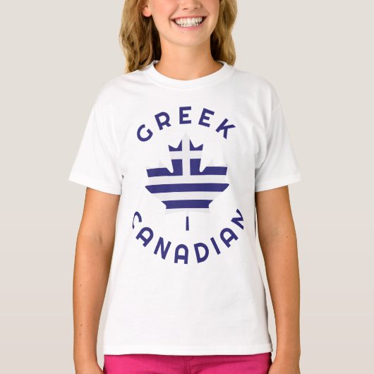 Canadese Griekse roots T-shirt (Voorkant)