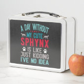 Canadese haarloze Sphynx Cat Owner Funny Gezegde (In situ)