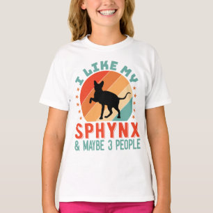 Canadese haarloze Sphynx Kat Eigenaar Humor T-shirt