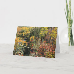 Canadese herfst feestdagen kaart