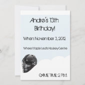 Canadese Hockey Card Kaart (Achterkant)