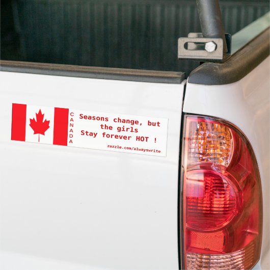 canadese hommeltjes bumpersticker (Op Truck)