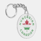 Canadese Hongaarse roots Sleutelhanger (Voorkant Links)