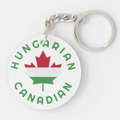 Canadese Hongaarse roots Sleutelhanger (Achterkant)