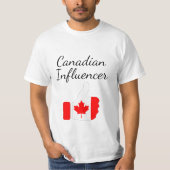 Canadese Influencer duikt omhoog de route T-S van T-shirt (Voorkant)