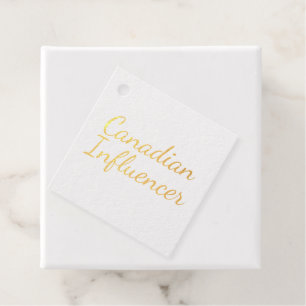 Canadese Influencer duikt omhoog de route van Ligh Bedankjes Labels