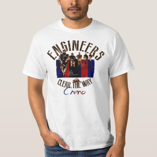 Canadese ingenieurs leiden de weg - Chimo! T-shirt (Voorkant)