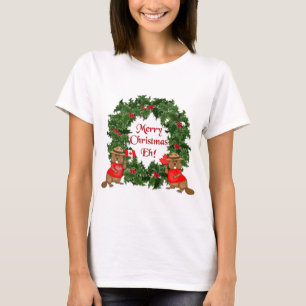 Canadese kerst t-shirt