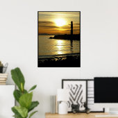 Canadese Landscape West Coast Seascape Print (Thuiskantoor)
