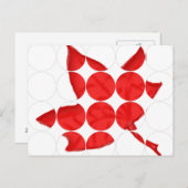 Canadese Leaf Briefkaart (Voorkant / Achterkant)