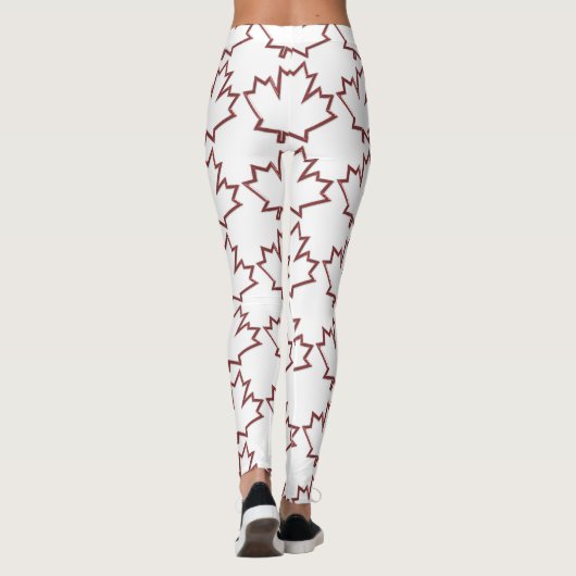Canadese Leggings van Maple Leaf (Achterkant)