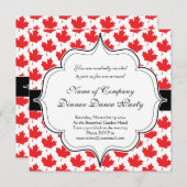 Canadese Maple Leaf Canada Day National Symbool Kaart (Voorkant / Achterkant)