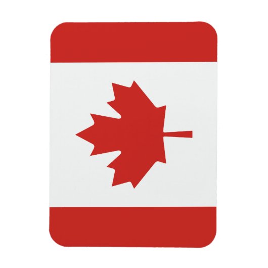 Canadese maple Leaf Flag Magneet (Verticaal)