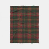 Canadese Maple Leaf Tartan Blanket Fleece Deken (Voorkant)