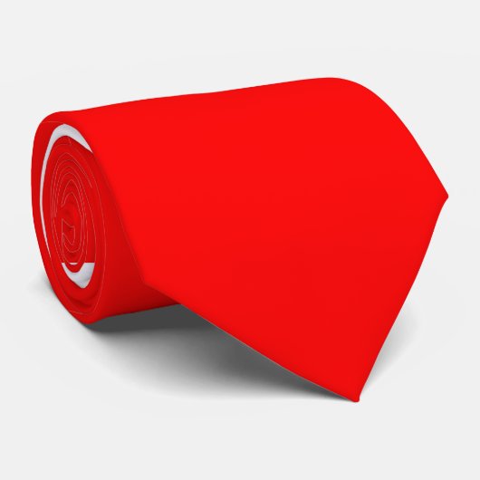 Canadese Maple op rood en wit Stropdas (Opgerold)