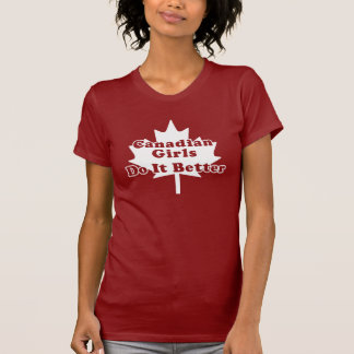Canadese meisjes doen het beter t-shirt