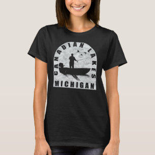 Canadese meren vissen Michigan T-shirt