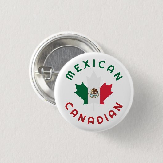Canadese Mexicaanse Roots Ronde Button 3,2 Cm (Voorkant /achterkant)