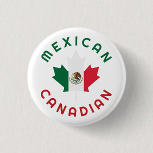 Canadese Mexicaanse Roots Ronde Button 3,2 Cm