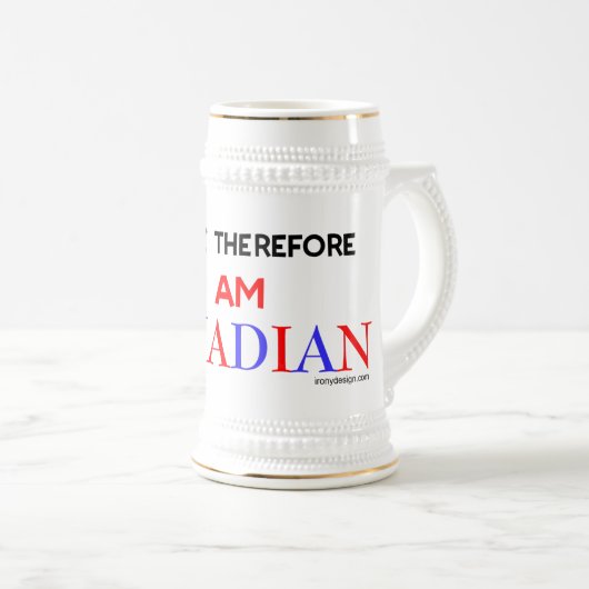 Canadese Mok Drinker Beer (Voorkant rechts)